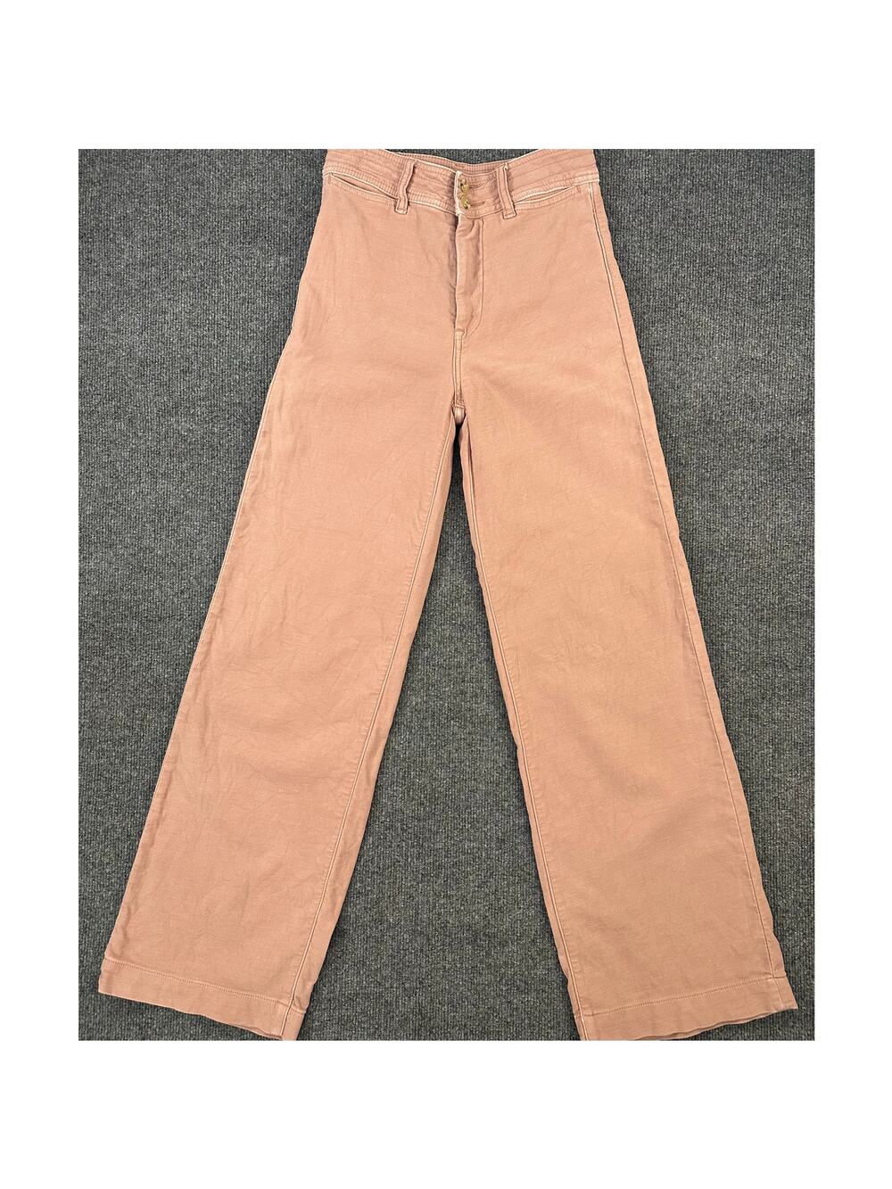 Faherty Women’s Stretch Terry Harbor Pant Soft 4-Way Stretch Knit Wide Leg 25x32